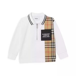 Burberry Unisex Long Sleeve Polo Shirt NWT